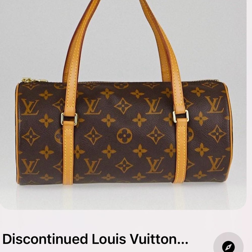 Louis Vuitton Papillon Brown and Tan Monogram purse. DISCONTINUED